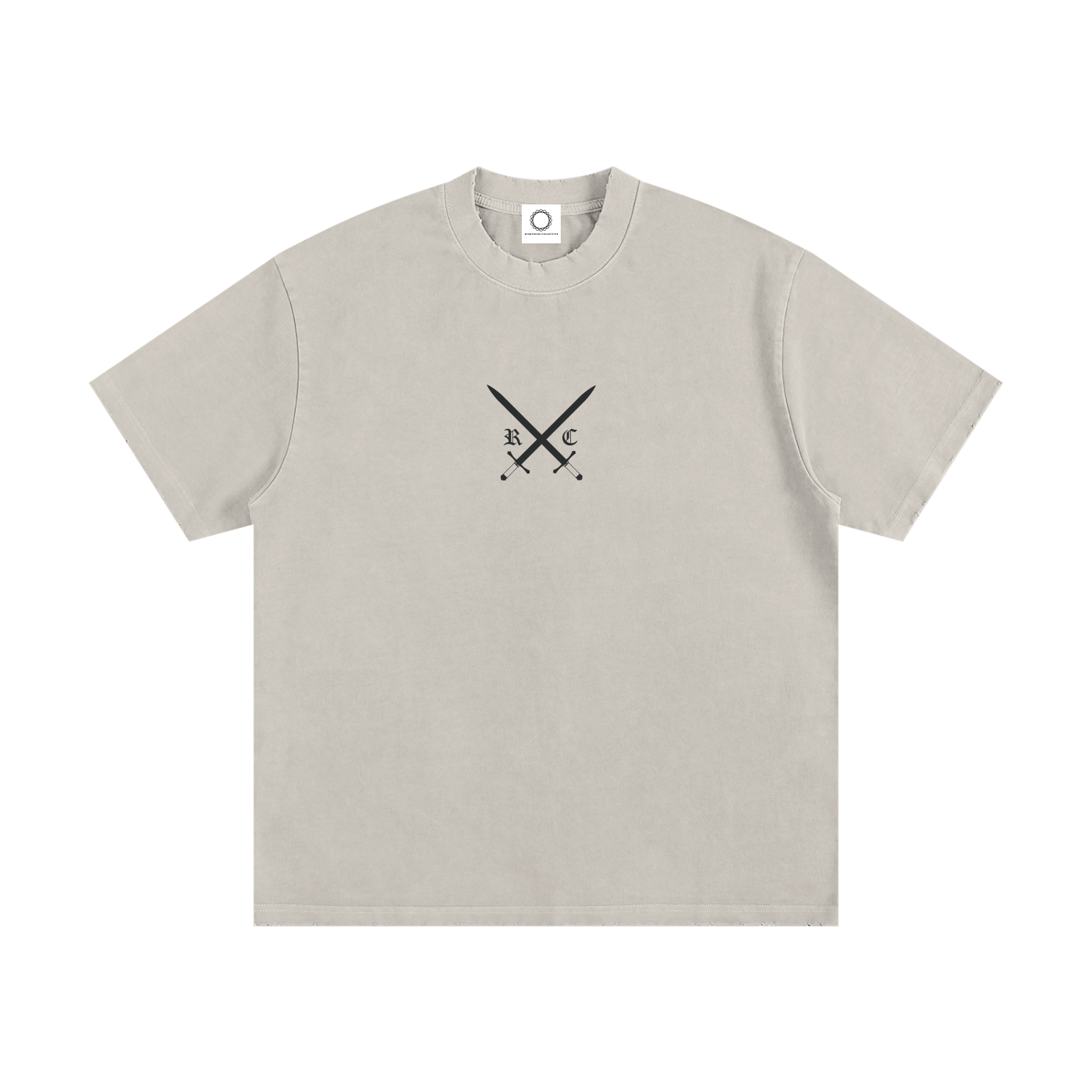 Saving Peter — !00% Cotton Heavyweight Distressed Off-White T-Shirt