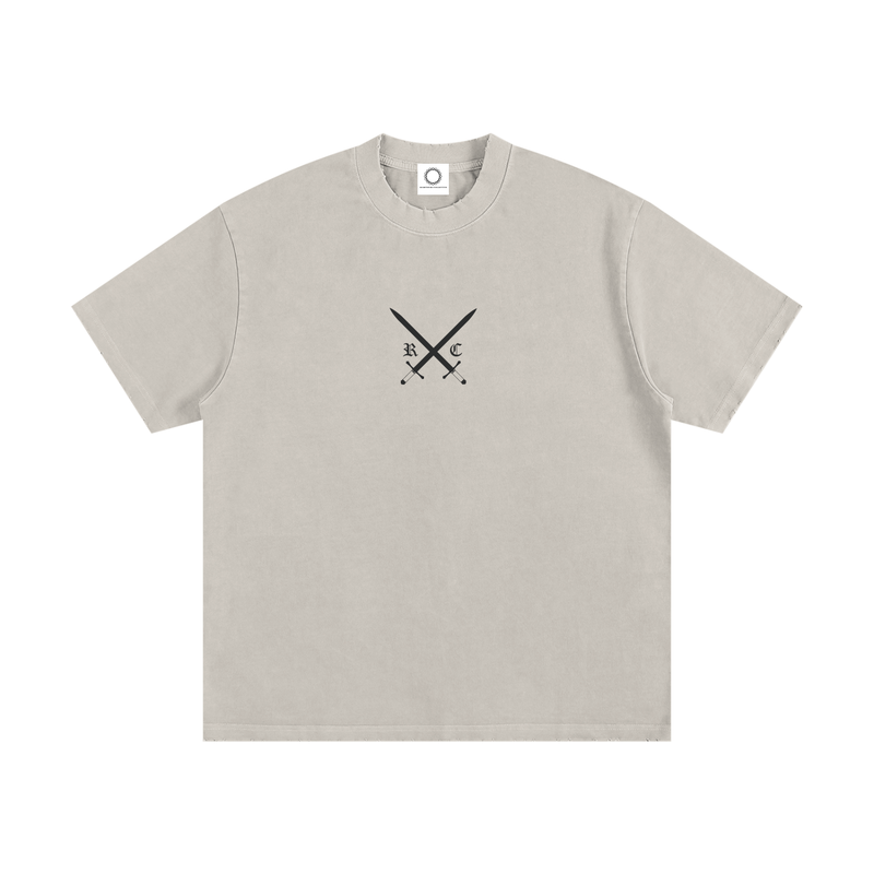 Saving Peter — !00% Cotton Heavyweight Distressed Off-White T-Shirt